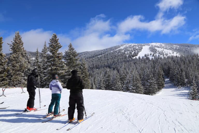 Skiing in Santa Fe, New Mexico