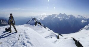 Bishorn is one of the best Alps for beginners to climb