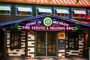 Bone Daddy's BBQ is a popular BBQ restaurant. Flickr/Thomas Hawk