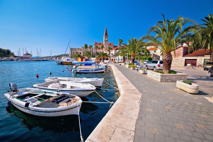 Milna Town Brac Croatia