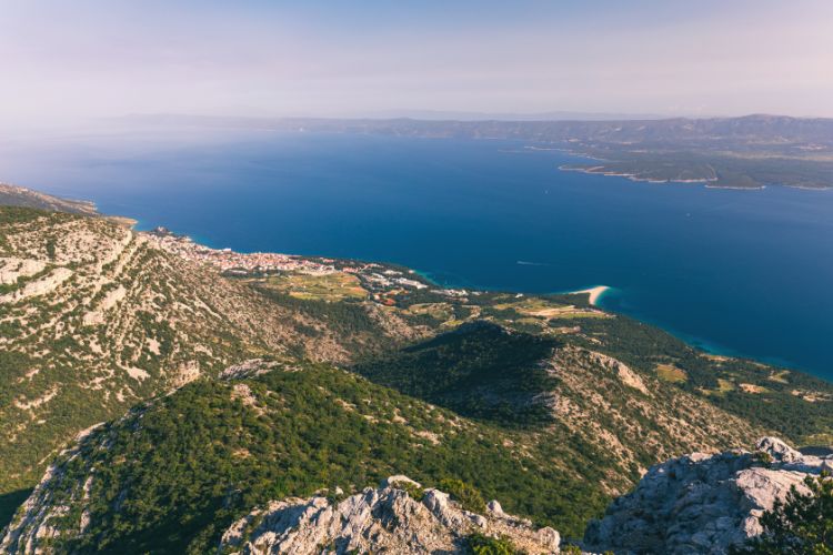 View of Bol from Vidova Gora