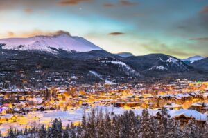 Breckenridge in the winter. Photo by Canva