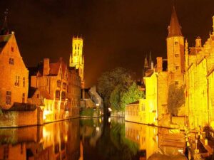 Take a canal tour in Bruges for a whole different view of the city.