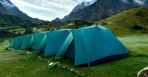 Camping with a View. Photo by Karl Rodvik.