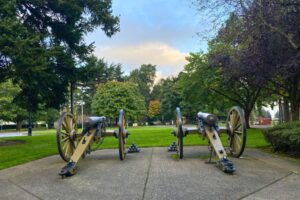 Canons at Fort Vancouver, Washington. Photo by Jacob Kali Thomas (iStock)