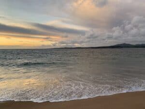 The ocean view sunsets are amazing in Careyes, Mexico. Photo by Maribeth Mellin