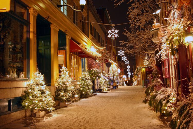 Christmas in Quebec.