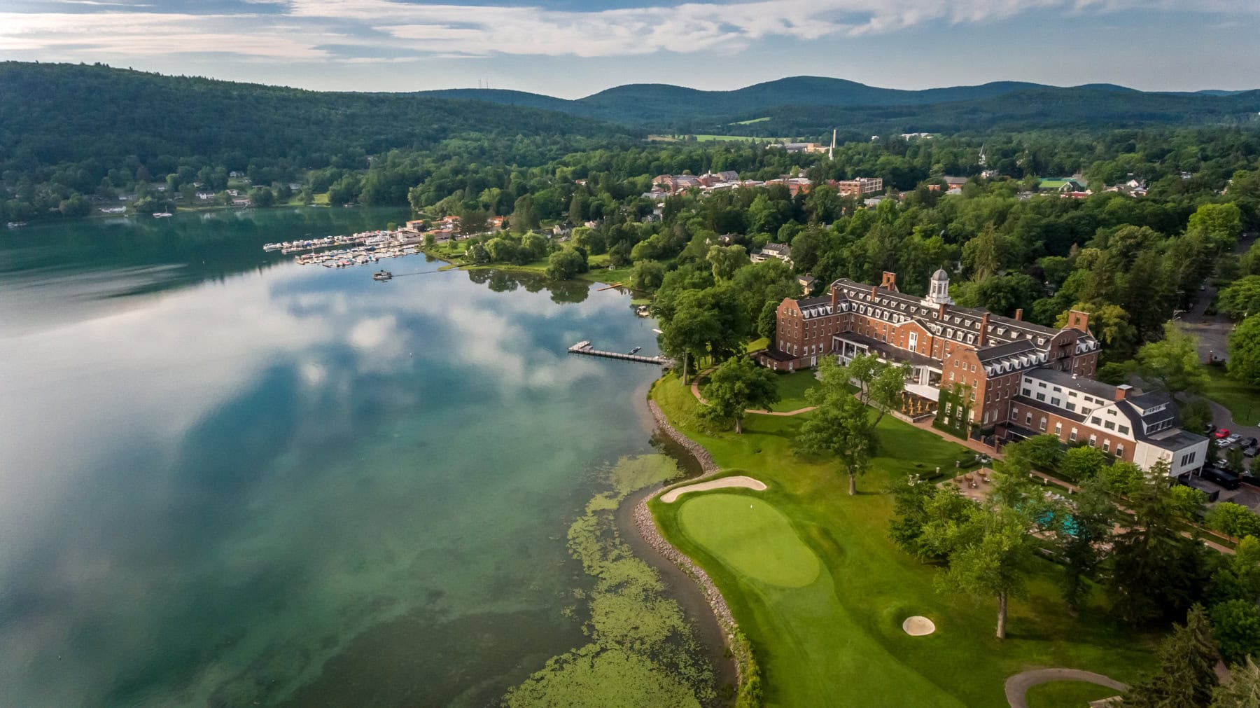 A stay at The Otesaga resort hotel can be part of the immersion in a visit to Cooperstown, New York