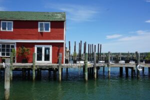 Greenhouse home and waterfront. Photo by Aurie Ceylon