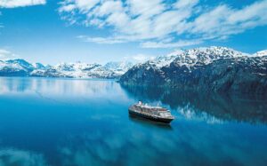 Holland America Ship in Glacier Bay