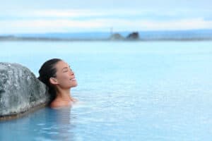 Visit the blue lagoon in Iceland