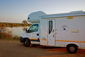 Kruger National Park Motorhome by the water