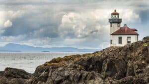 The lighthouse of San Juan island