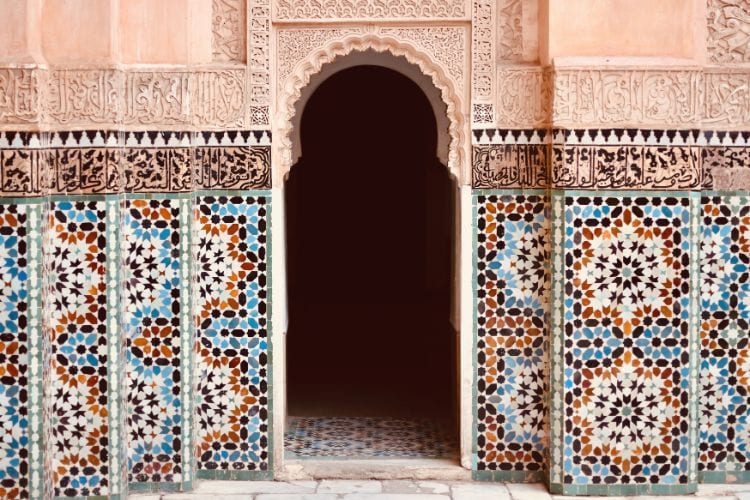 Beautiful mosaics in Morocco