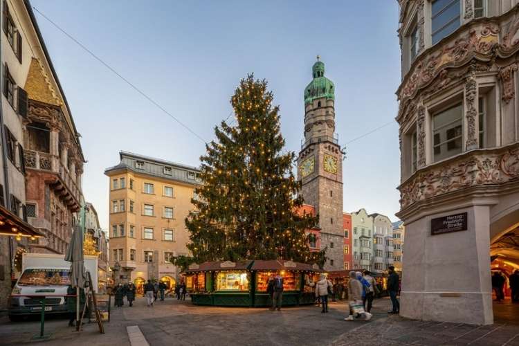 Old Town Innsbruck at Christmastime