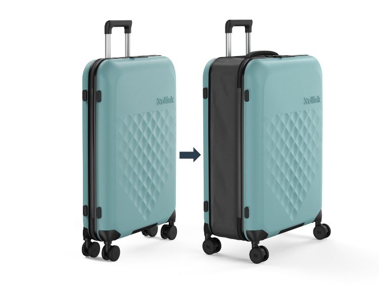 Rollink collapsible suitcase. Photo courtesy of Rollink