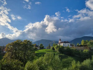 View of Magura, a village in the Carpathian Romanian Mountains.