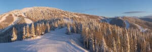 Ski olympic grade slopes in Steamboat Springs, Colorado.