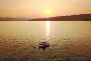 A cruise on Lake Champlain offers a unique perspective on Burlington and the surrounding Green Mountains.