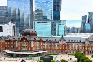 The beautiful Tokyo Railway Station where we boarded Shinkansen Bullet Train for Kanazawa. Photo by Carol L. Bowman