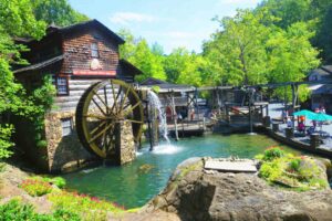 The Dollywood Grist Mill was the first fully operational grist mill built in the state of Tennessee in more than 100 years. Photo by Frank Hosek