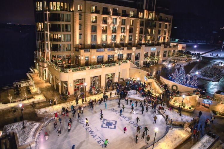 The Edgewater skating rink. Photo courtesy of The Edgewater