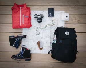 Travel gear. Photo by Alice Donovan Rouse, Unsplash