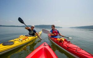 Kayaking with Shank's Mare on the Susquehanna River in York County, PA. Photo by Carri Wilbanks