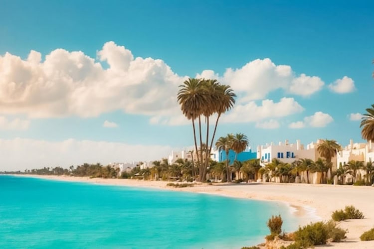 Djerba Island in Tunisia,