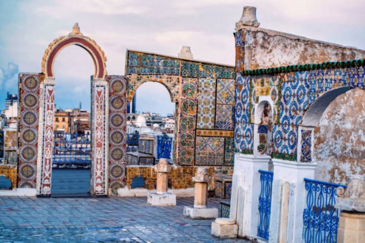 Skyline of Old city,Tunis Medina