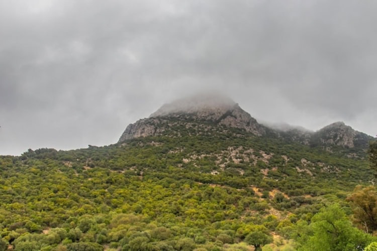 Zaghouan Mountains in Tunisia.