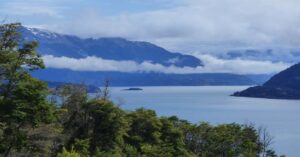 View of General Carrera Lake from Author’s Room at Mallin Colorado. Photo by Don Mankin