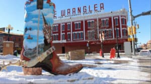 Boot program in Cheyenne, WY during winter